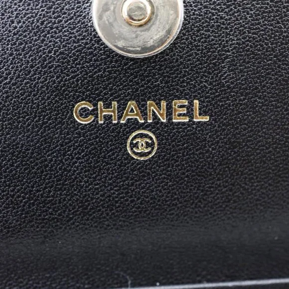 Chanel Ribbon Flap Shiny Lambskin Quilted Leather Belt Bag Black - Picture 12 of 13